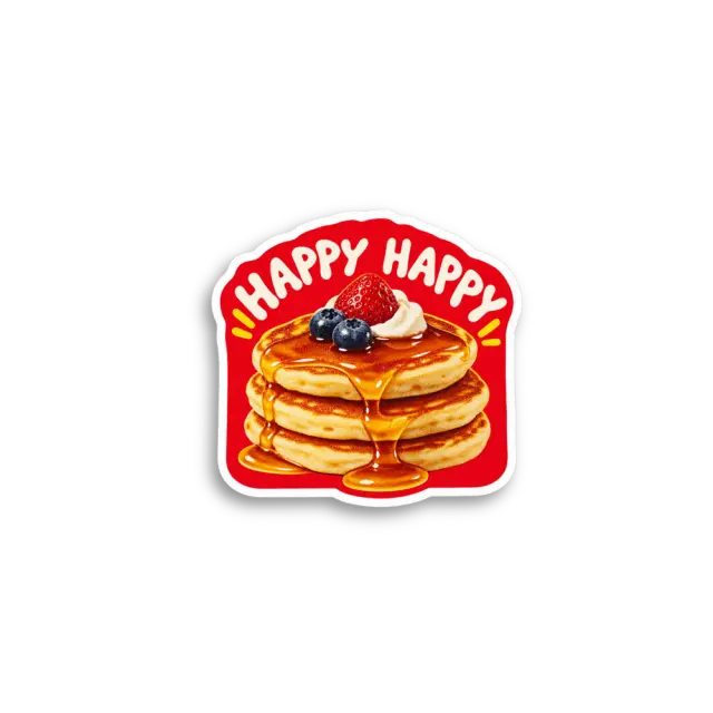 Pfannkuchen-Frühstück Sticker