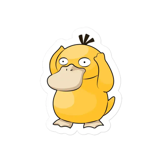 Pokemon Psyduck Sticker