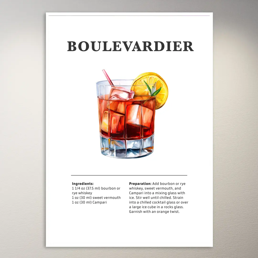 Boulevardier Poster