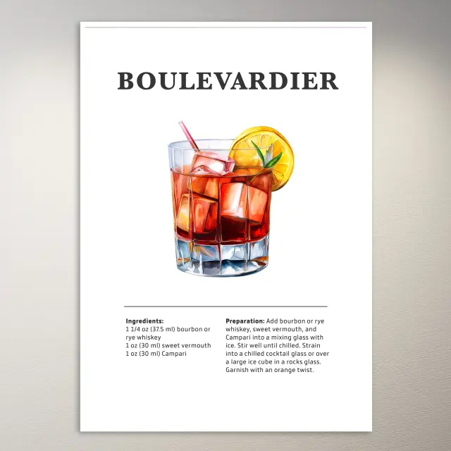 Boulevardier Poster
