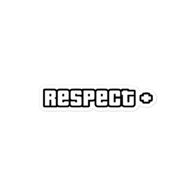Respect + GTA Gaming-Sticker