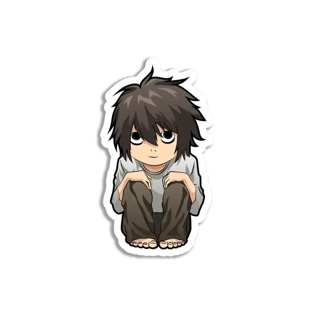 Chibi L Sticker