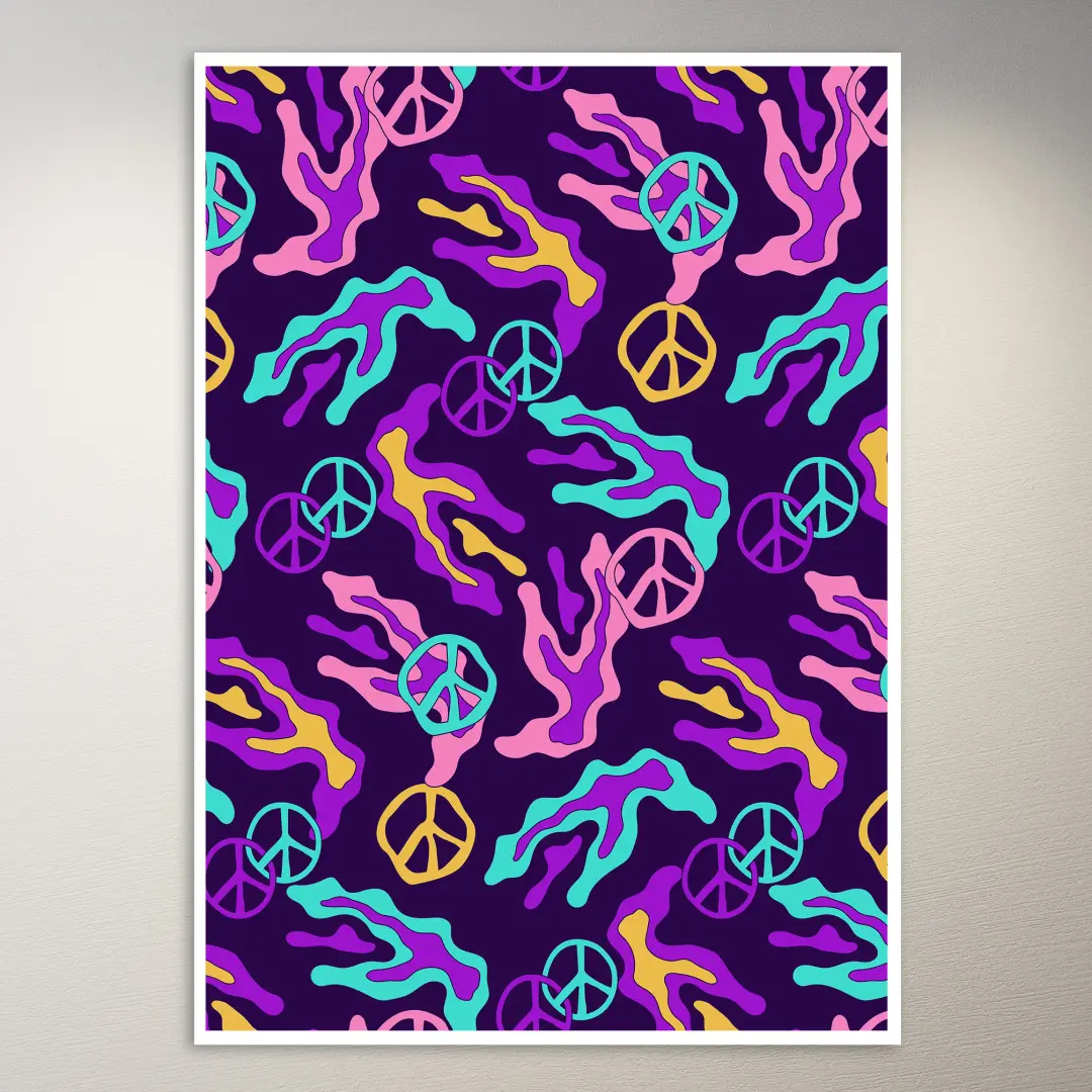 Trippy Kunst-Poster