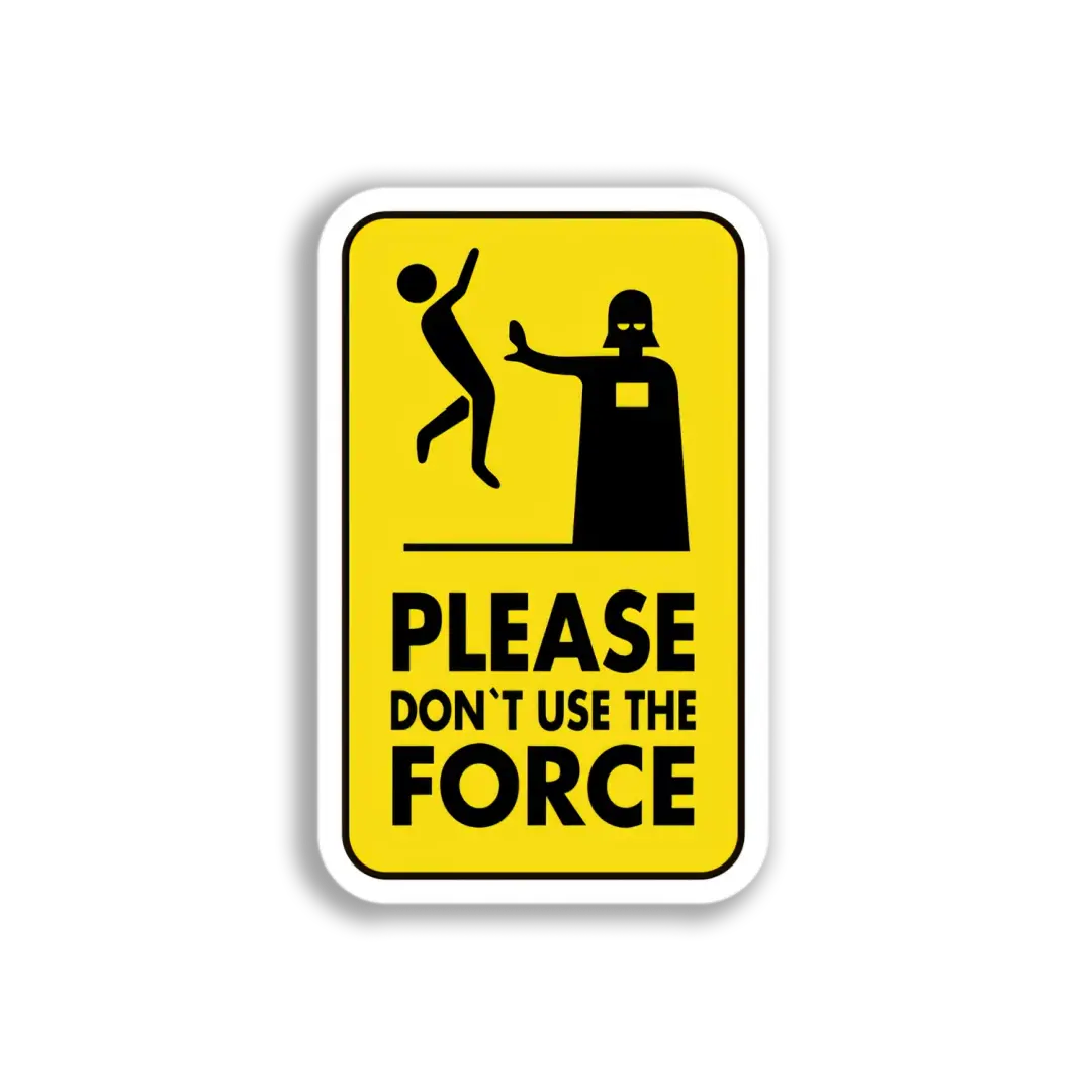 Darth Vader Macht-Schild-Sticker