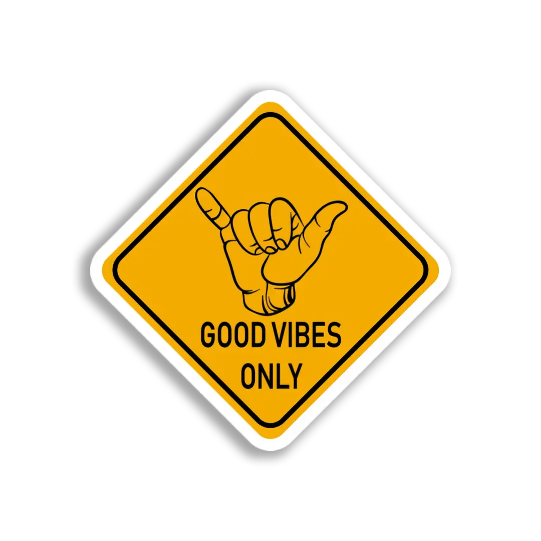 Hang Loose Good Vibes Sticker
