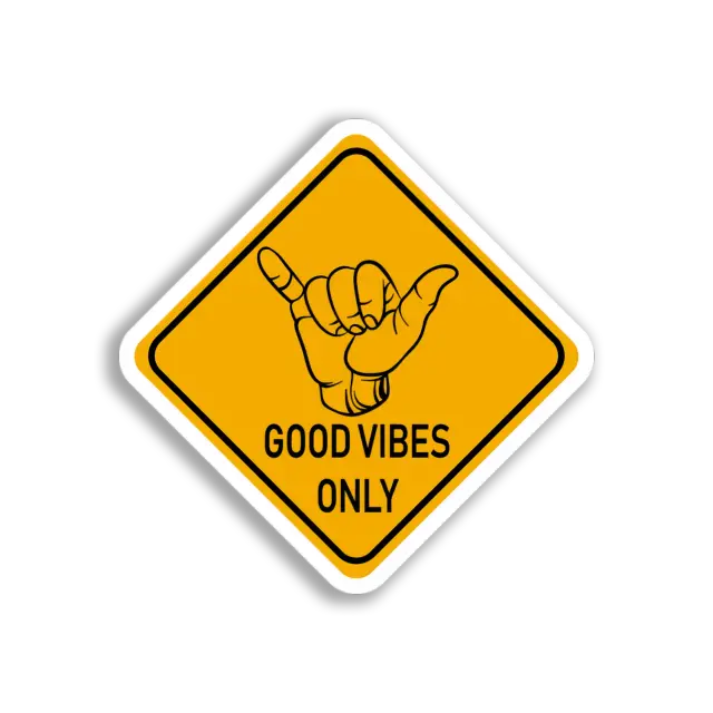 Hang Loose Good Vibes Sticker