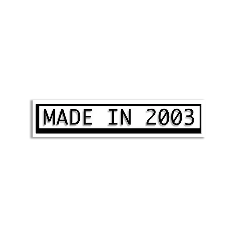 ملصق صُنع في 2003