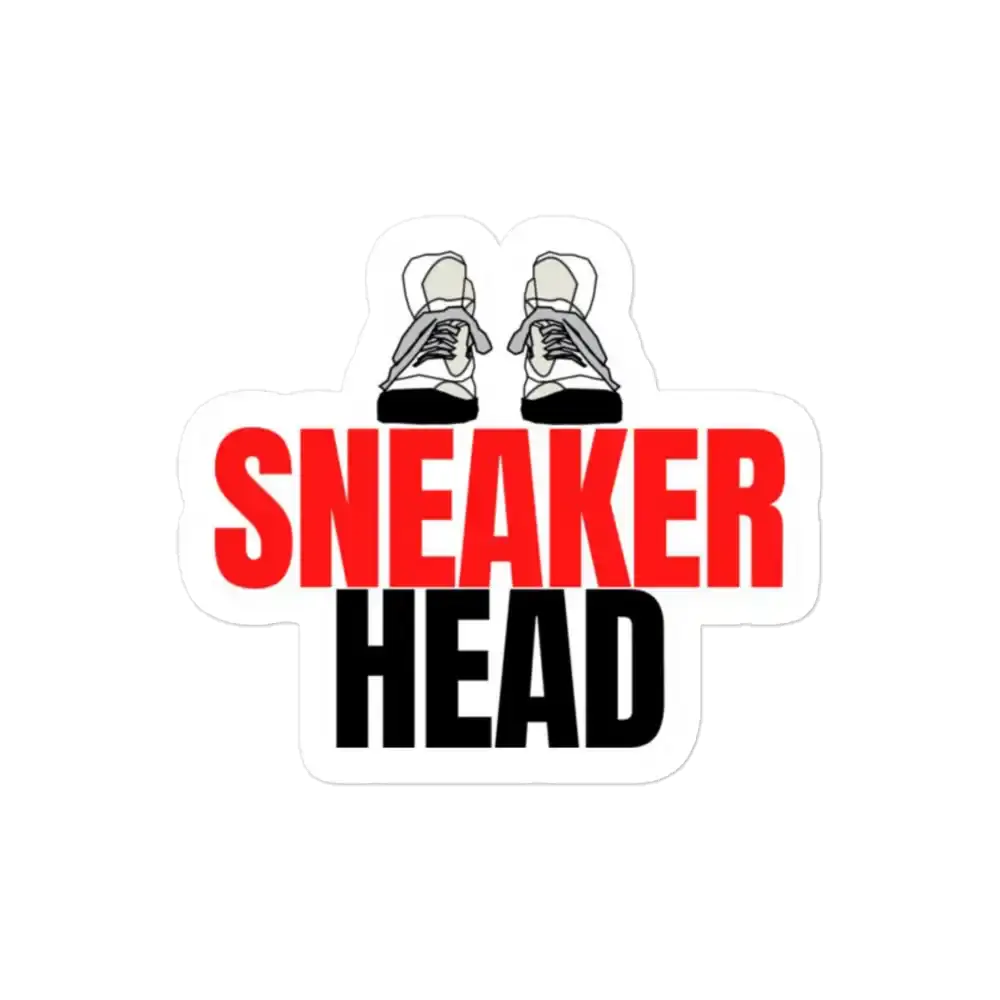 Sneaker Head Sticker