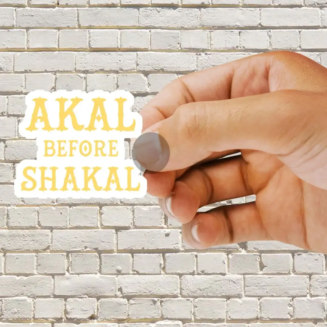 Akal Before Shakal Desi Essential Sticker