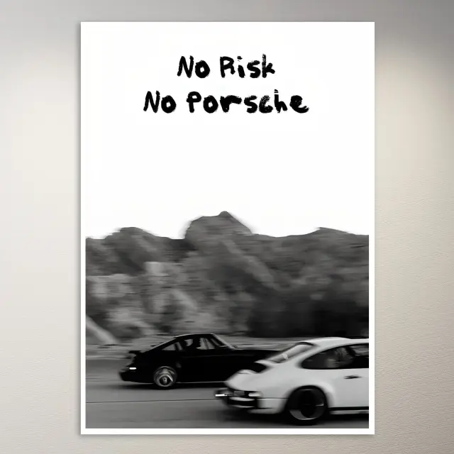 Kein Risiko | Money-Mindset-Poster