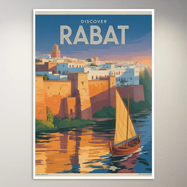 Rabat Reiseposter