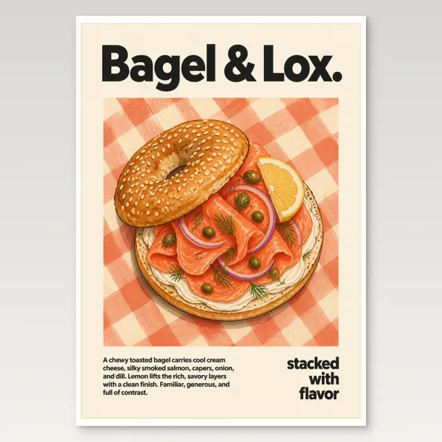 Bagel and Lox Poster