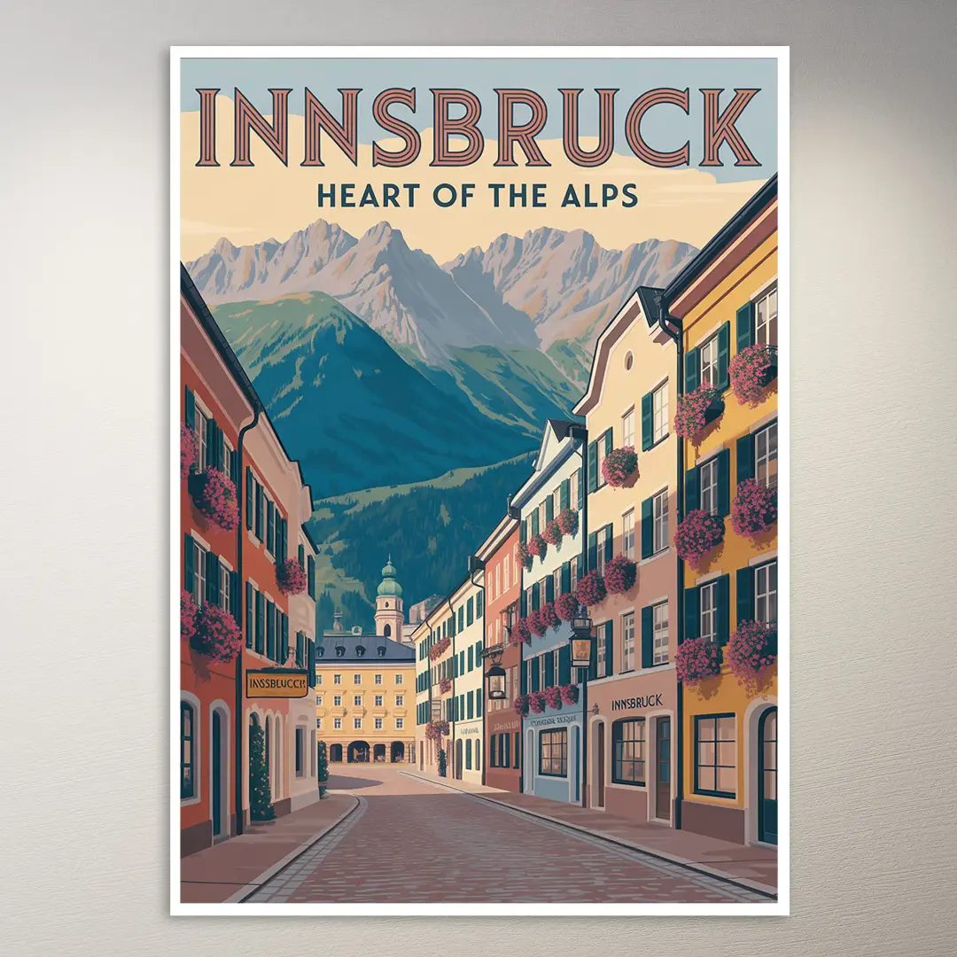 Innsbruck Travel Poster