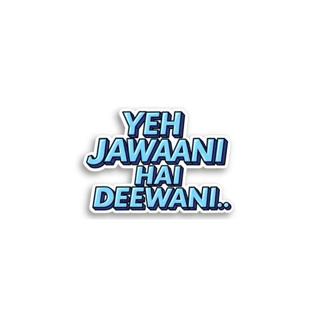 Yeh Jawaani Hai Deewani 貼紙