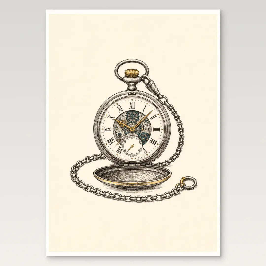 Pocket Watch Poster