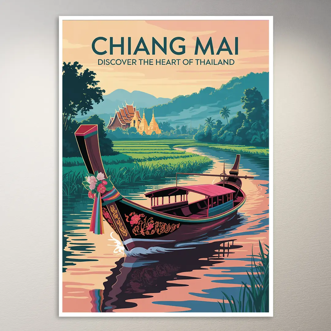 Chiang Mai Travel Poster