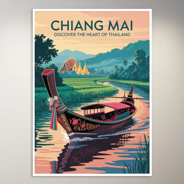 Chiang Mai Reiseposter