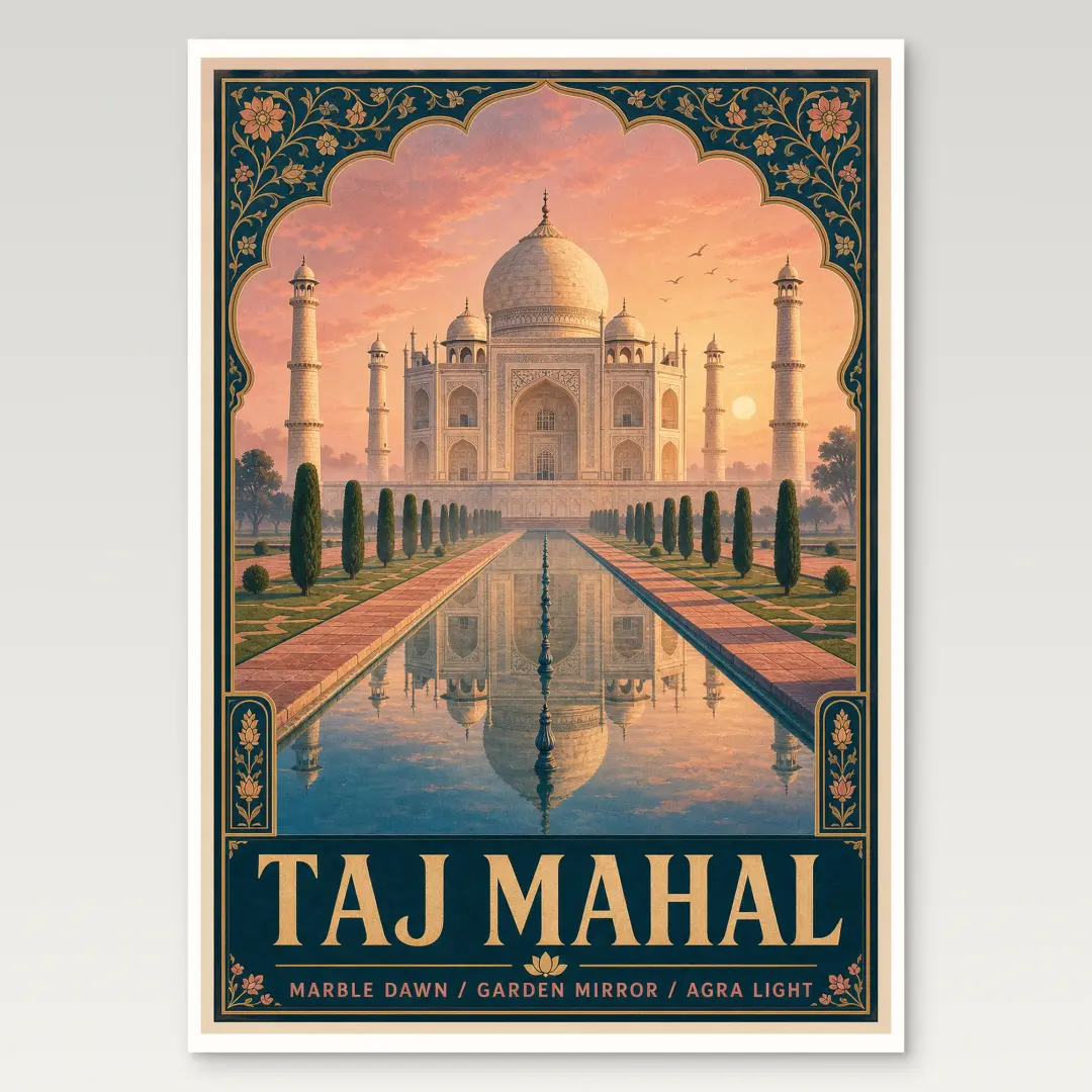 Taj Mahal Poster