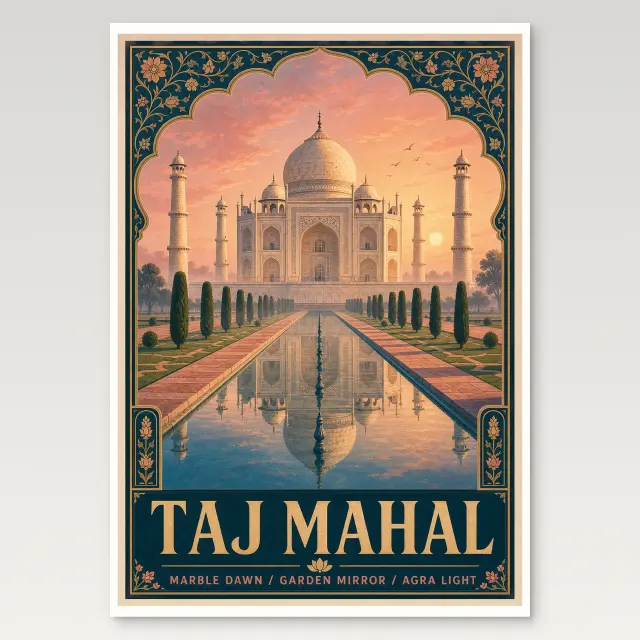 Taj Mahal Poster