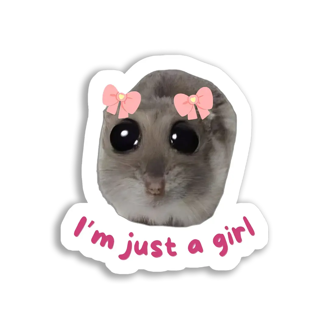 I'm Just a Girl Sticker