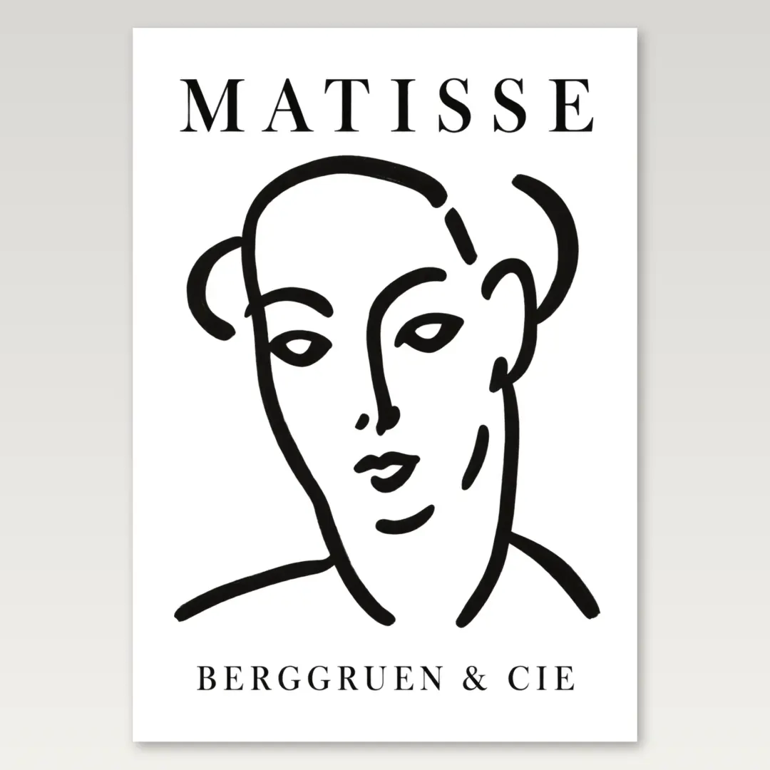Matisse Face A4 Poster