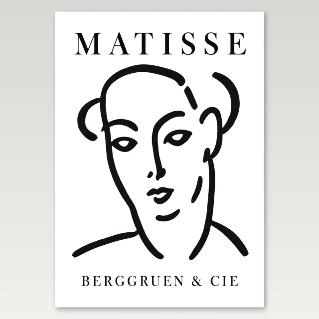 Matisse Face A4 Poster