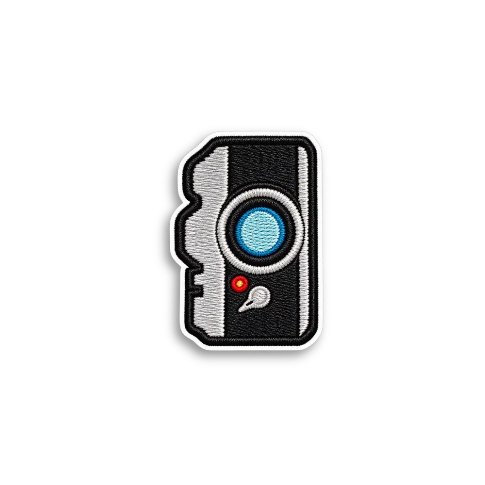 Retro-Kamera Patch-Sticker