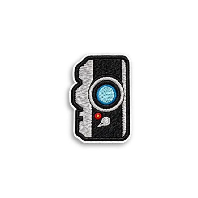 Retro-Kamera Patch-Sticker