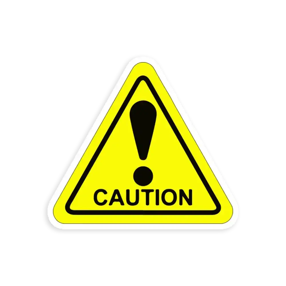 Pegatina Precaución