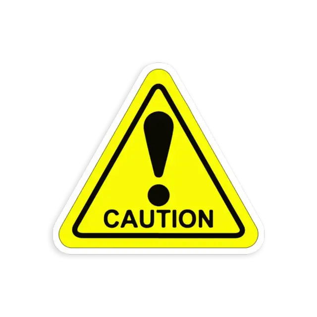 Vorsicht Sticker