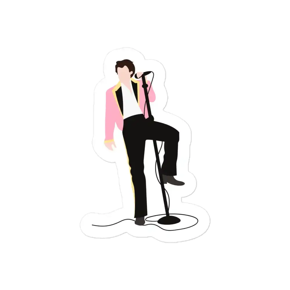 Harry Styles in a Pink Jacket Sticker