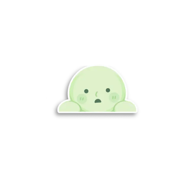 Pig Cheek Peeker Sticker