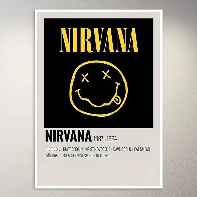 Nirvana Poster | Musik-Poster