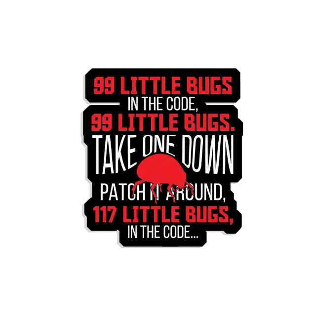 Coder Bug Sticker