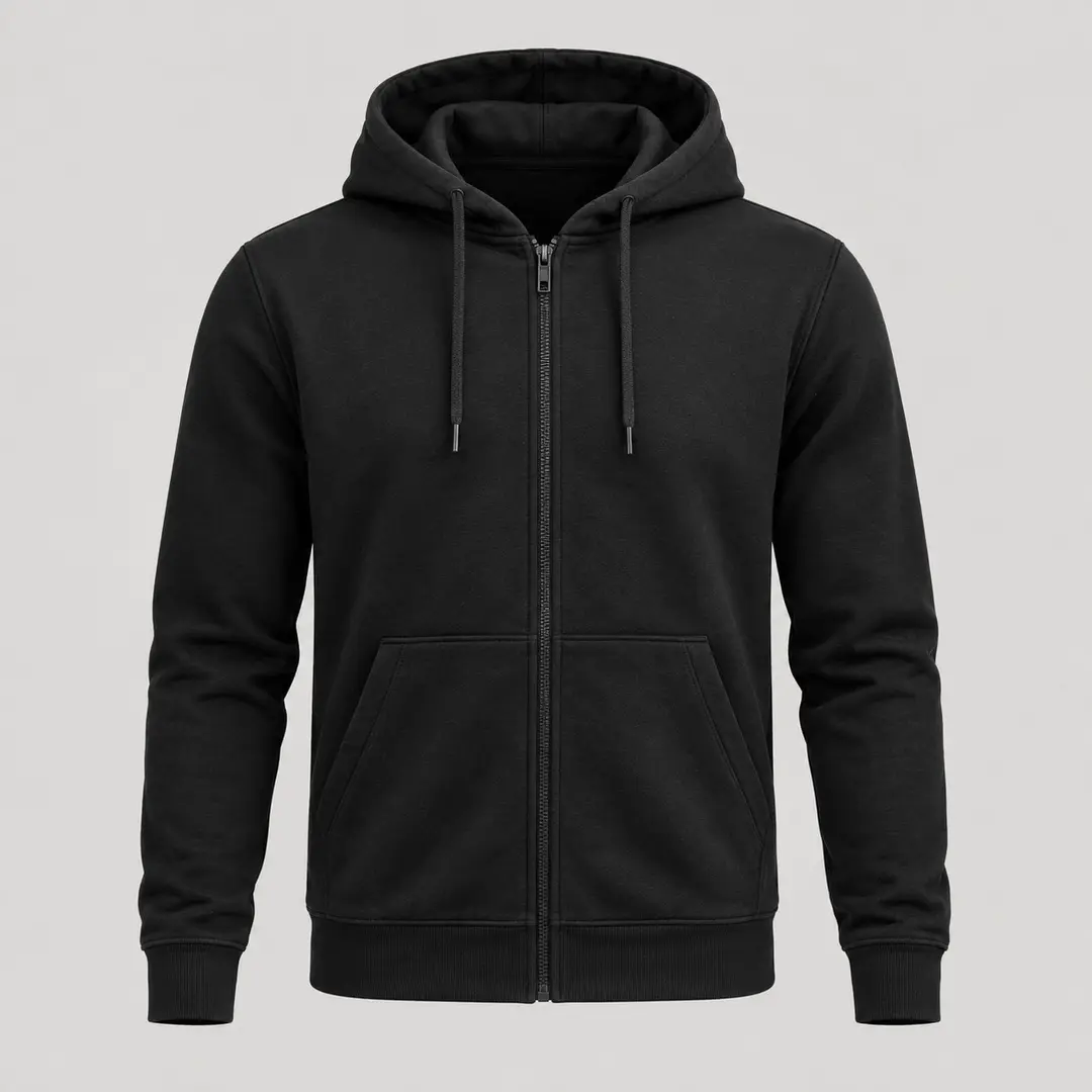 Skyline Tech Fleece Hoodie in Black