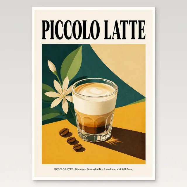 Piccolo Latte Poster