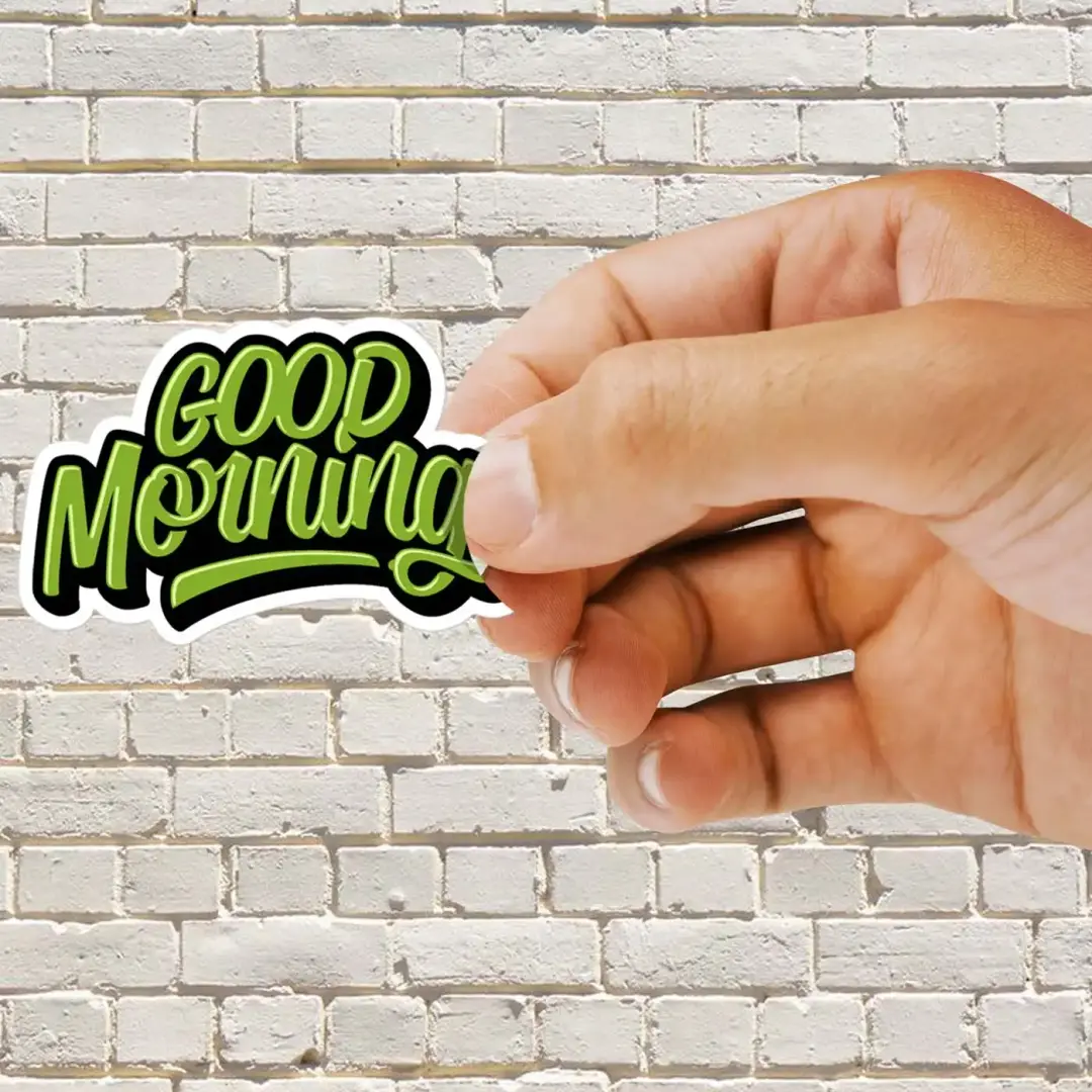 Good Morning Sticker