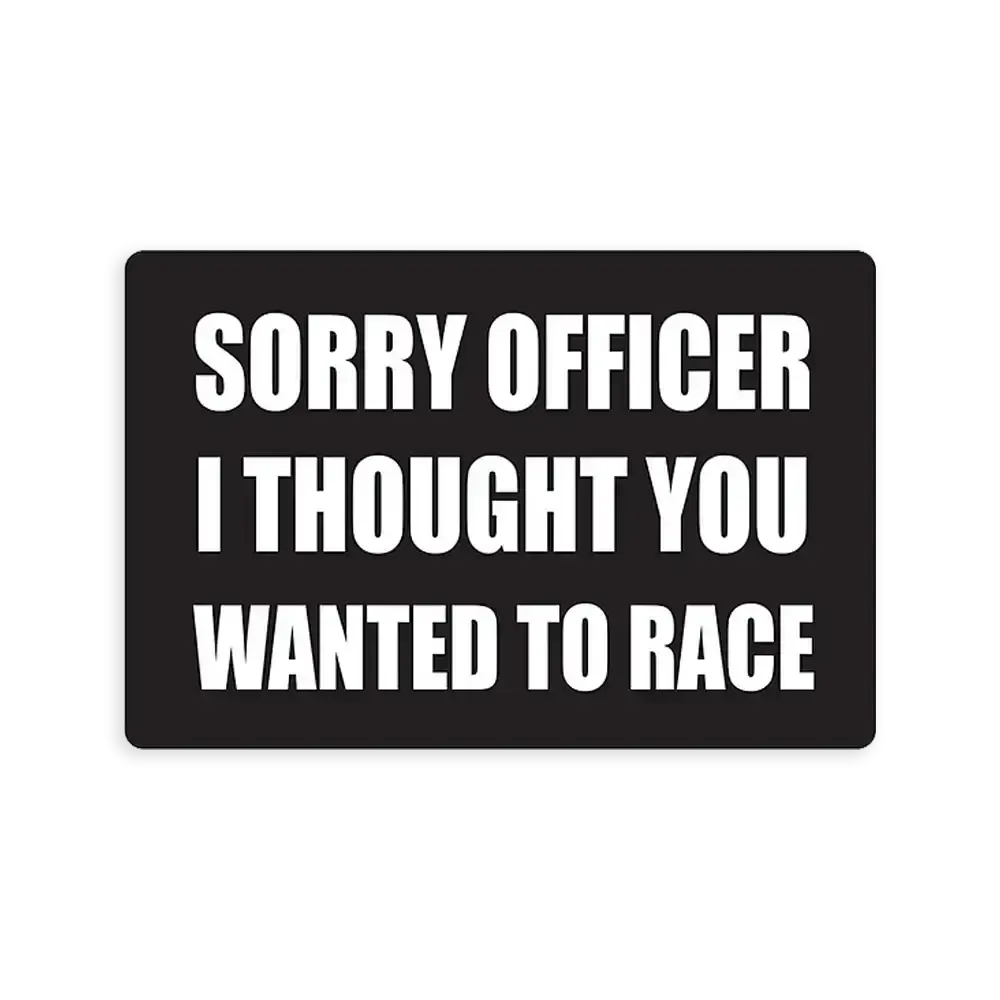 Funny Police Officer Sticker