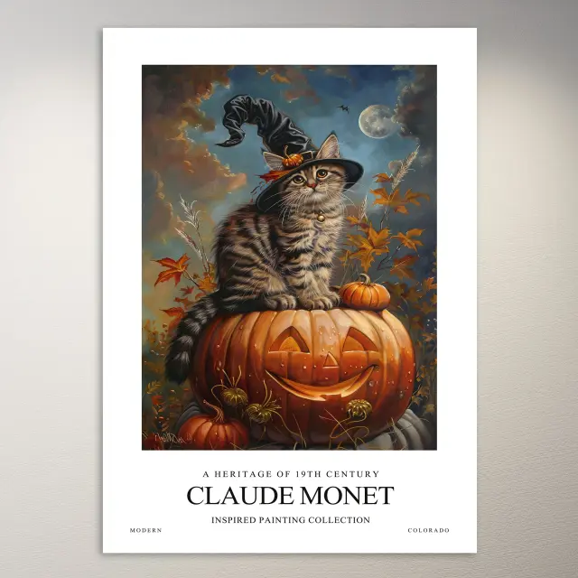Von Claude Monet inspiriertes Gemälde | Kunst-Poster