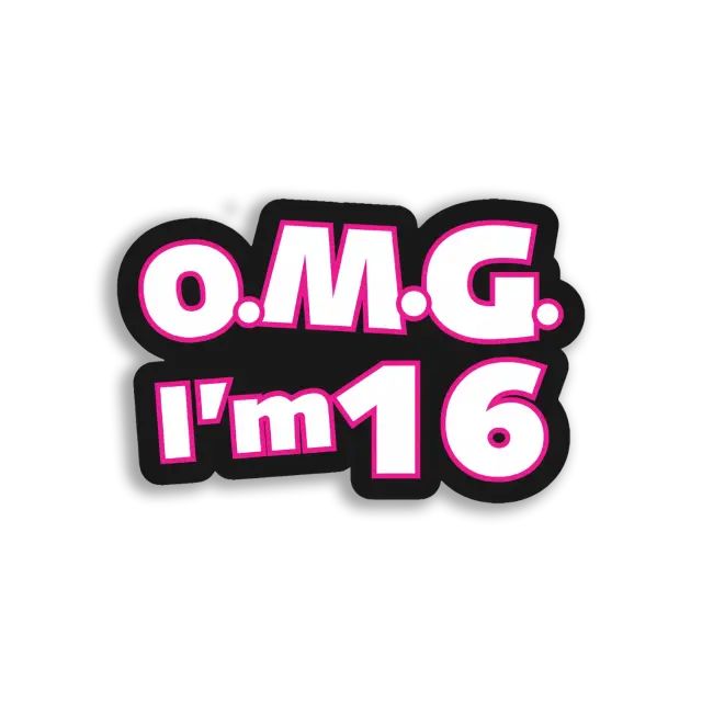 OMG, ich bin 16! Sticker