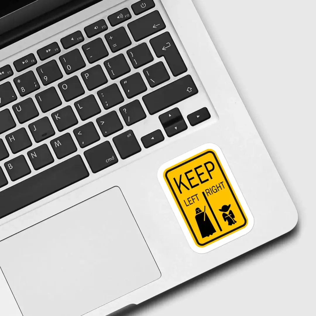 Star Wars Sign Keep Left or Right Sticker