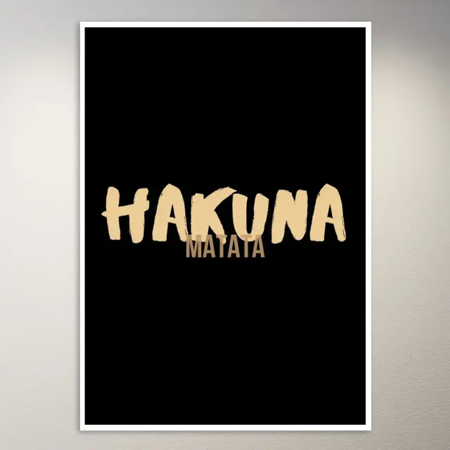 Hakuna Matata | Ästhetik-Poster