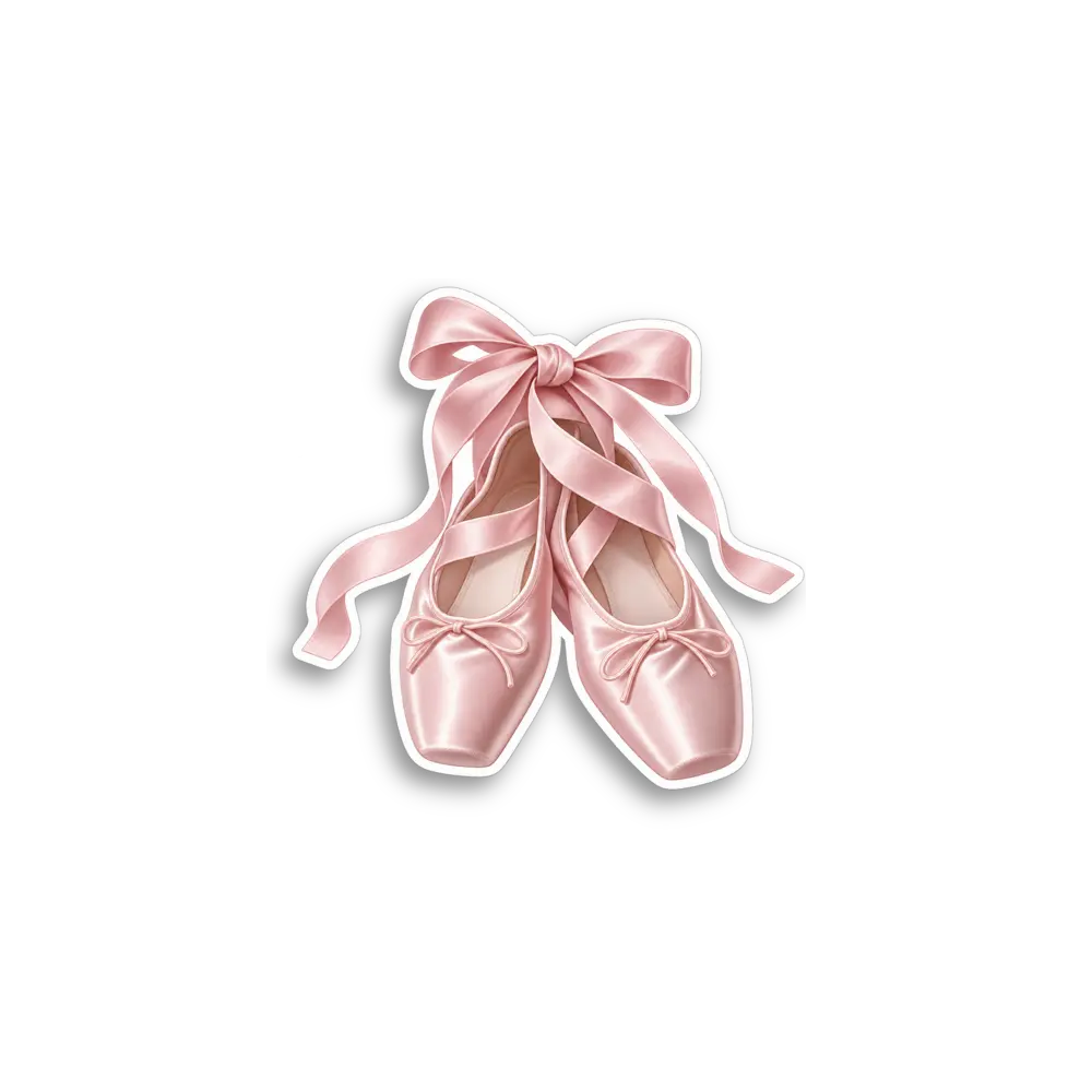 Rosa Ballerinas Sticker