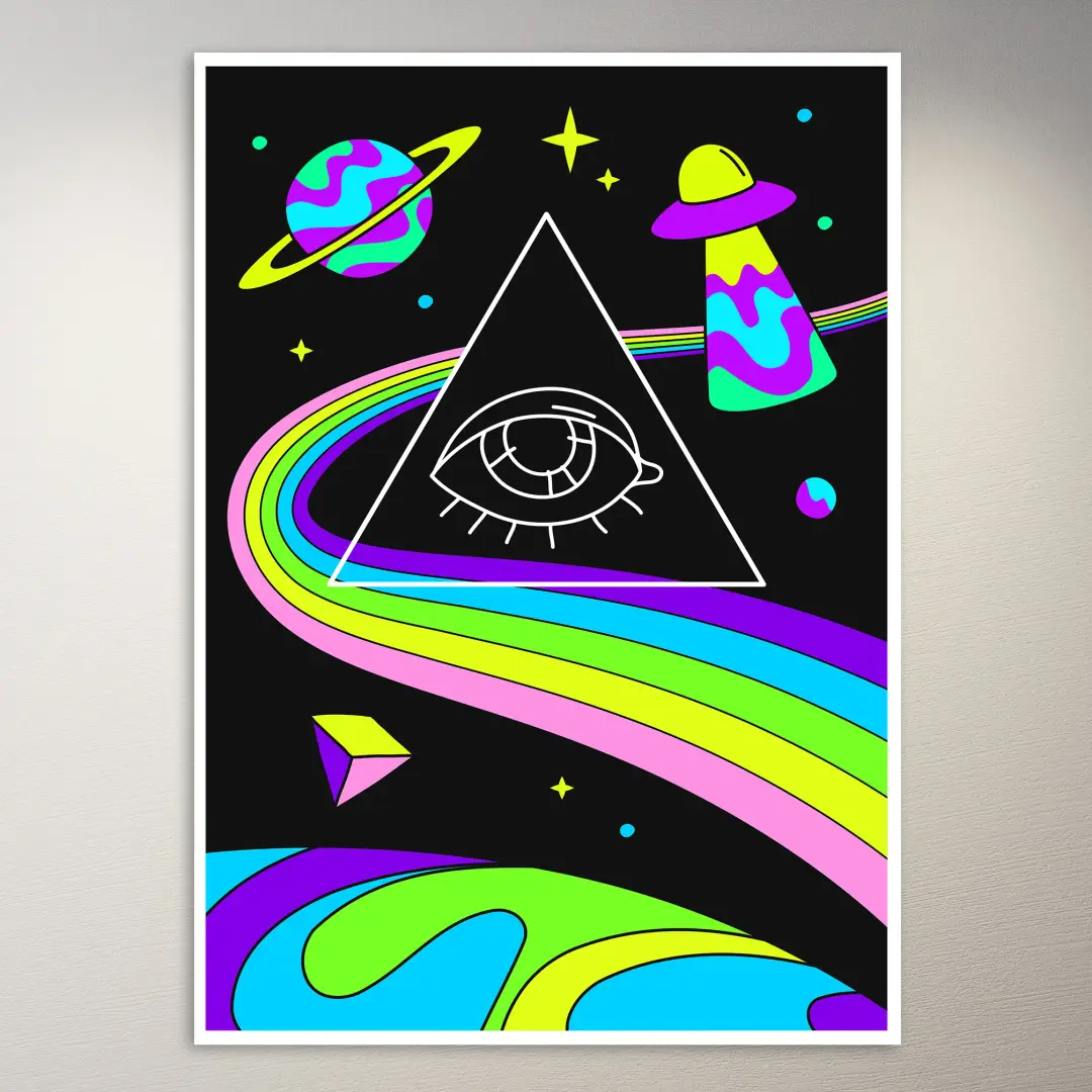 Trippy Kunst-Poster