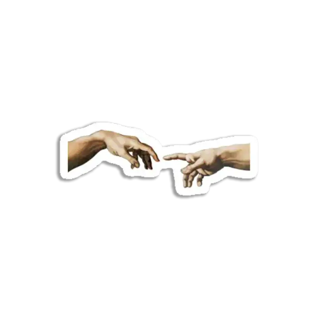 Aesthetic Hand Touch Sticker