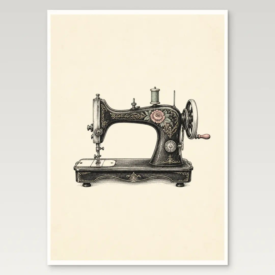 Sewing Machine Poster