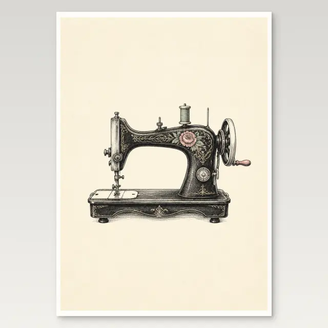 Sewing Machine Poster