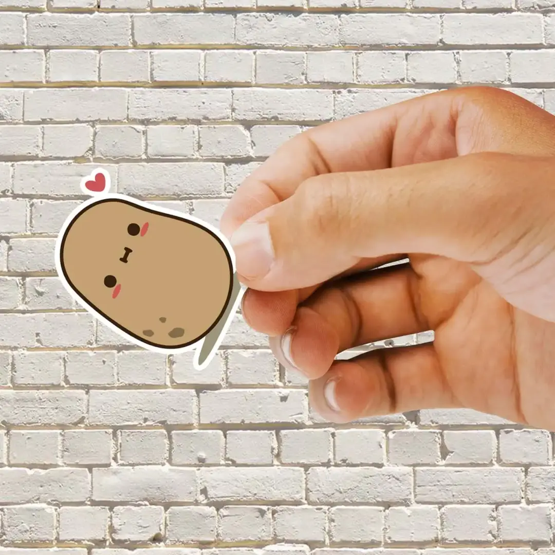 Niedliche verliebte Kartoffel Sticker