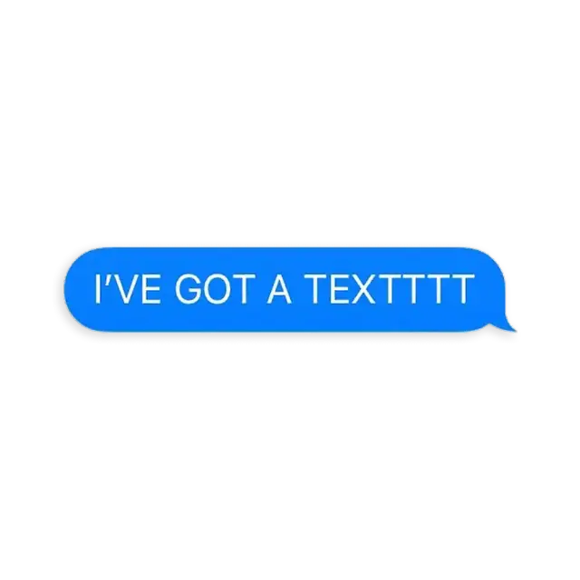 I've got a text Sticker