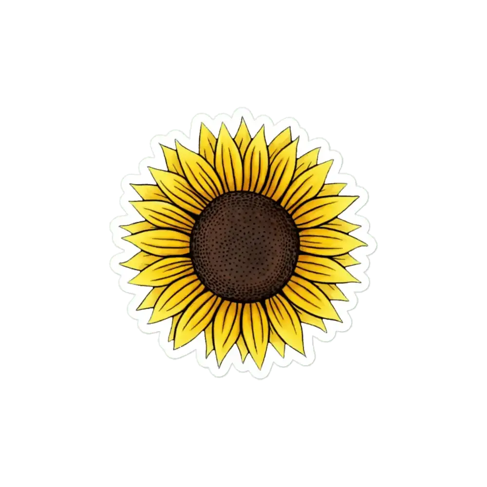 Sunflower Sticker